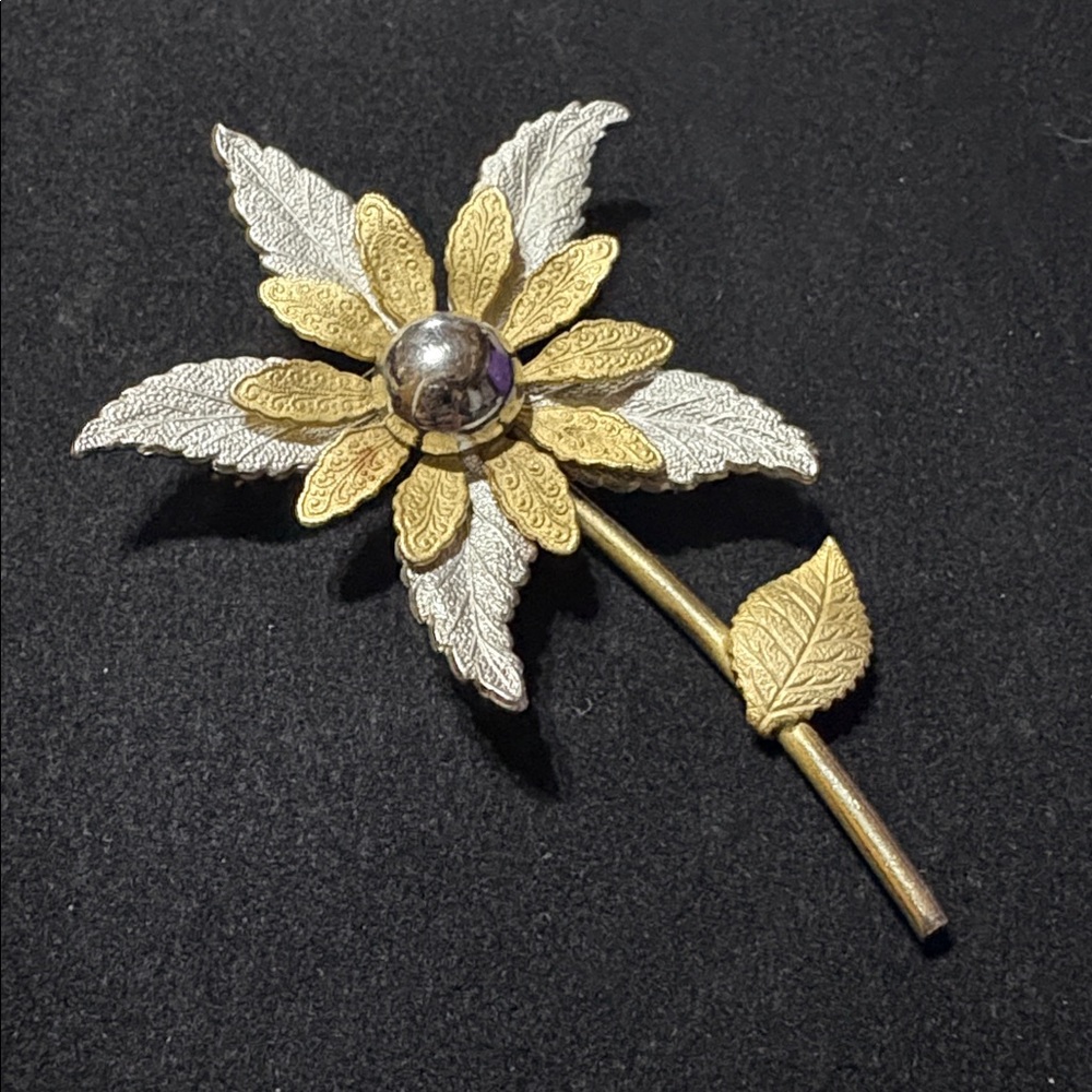 Vintage Flower Brooch